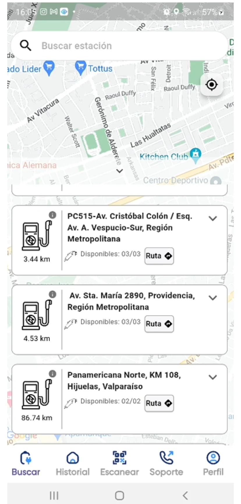 Aalto mobile app UI with two home listings and a title at the top saying 12 new matches